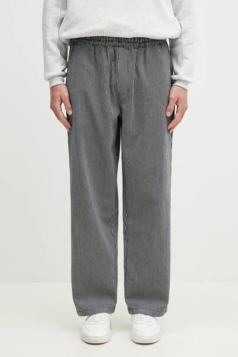 No Problemo pantaloni in cotone Mini Problemo Work Pant - Denim uomo colore blu NP3011303