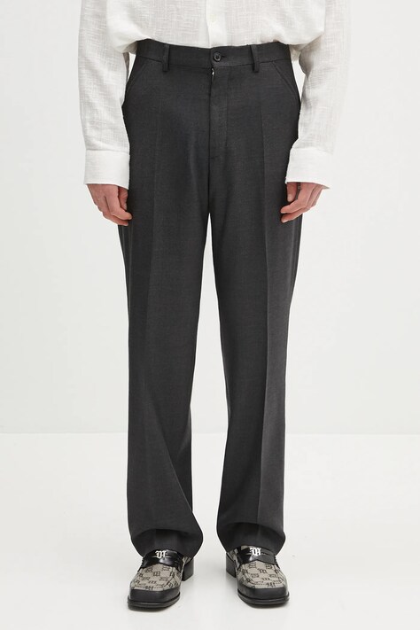 Our Legacy pantaloni de lână Chino 22 culoarea negru, drept, M2254CP