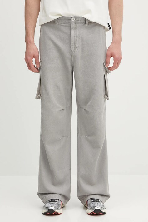 Our Legacy trousers Mount Cargo gray color M2254MCS