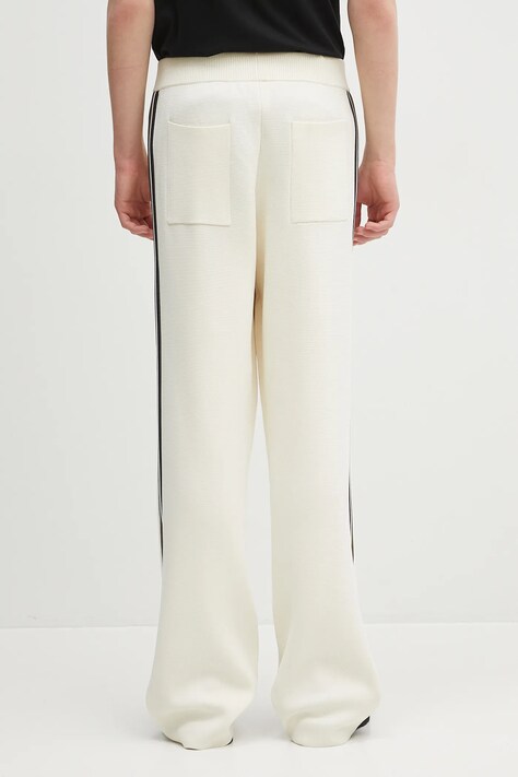 Wales Bonner spodnie dresowe Tide Track męskie kolor beżowy z aplikacją US25KN35.KN05.100