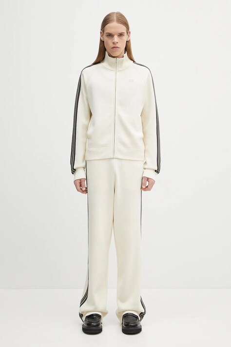 Wales Bonner spodnie dresowe Tide Track męskie kolor beżowy z aplikacją US25KN35.KN05.100