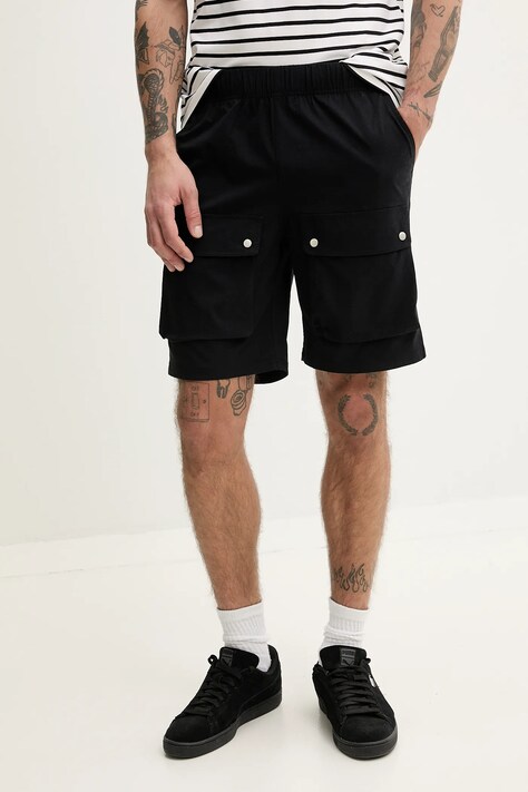 Resteröds pantaloni scurți Malone shorts bărbați, culoarea negru, 55251.6441