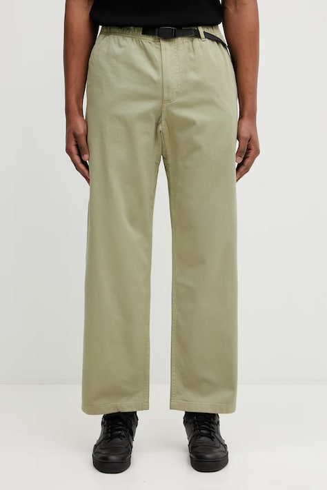 Хлопковые брюки Gramicci Pant Straight Fit цвет чёрный прямые G116.OGT