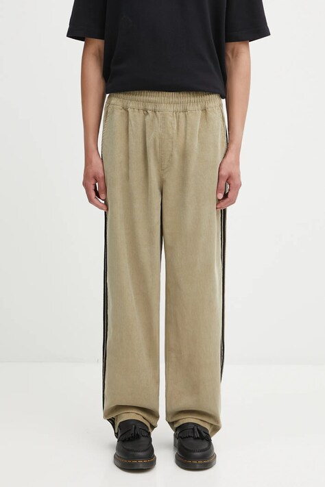 adidas Originals spodnie bawełniane Cord Pant męskie kolor szary proste KA0623