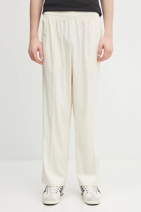adidas Originals spodnie dresowe Baggy Track Pants męskie kolor beżowy gładkie KA5257
