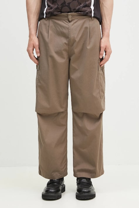 Carhartt WIP pantaloni in cotone Cole Cargo Pant uomo colore verde I030477.1YJ02