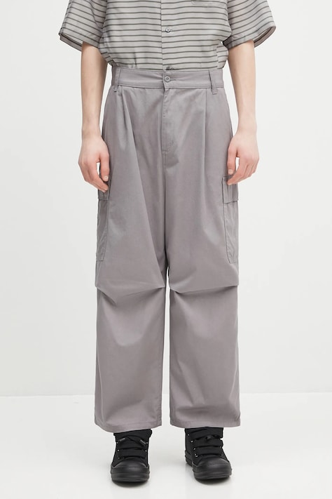 Carhartt WIP pantaloni Cole Cargo Pant uomo colore grigio I030477.2LR02