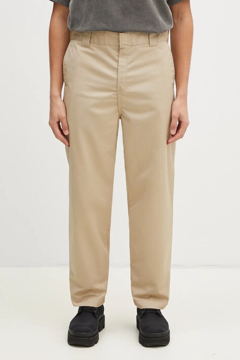Carhartt WIP pantaloni Craft Pant barbati, culoarea bej, cu fason chinos, I027965.G102