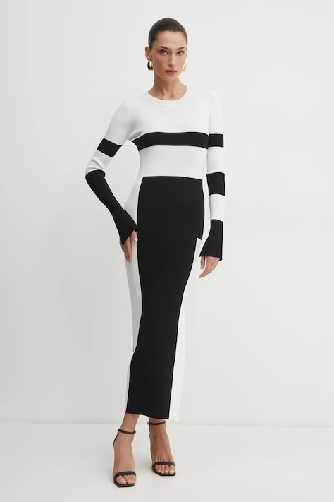 Šaty Patrizia Pepe bílá barva, maxi, 8A1433 K240