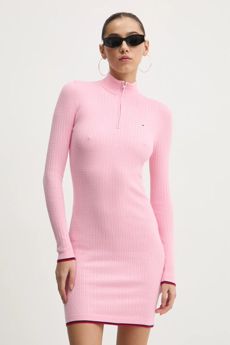 Tommy Jeans vestito colore rosa  DW0DW19490