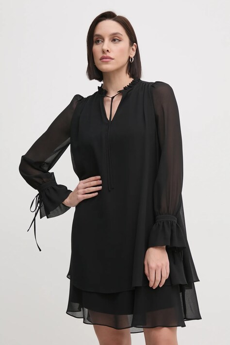Joop! rochie culoarea negru, mini, evazată, 30046885 10018884