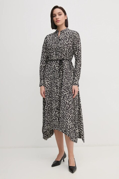 Šaty Joop! béžová barva, midi, oversize, 30044832 10018882