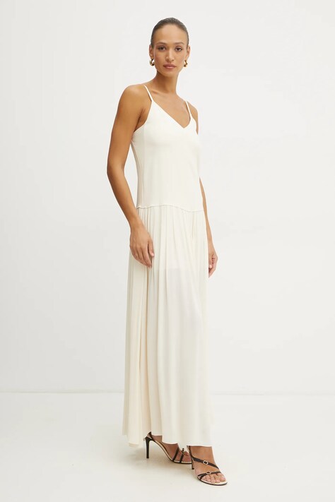 Šaty Forte Forte béžová barva, maxi, 13560.my dress