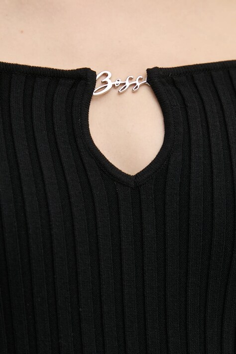 Сукня Boss Orange — SS25-SUD083, чорний — фото 5