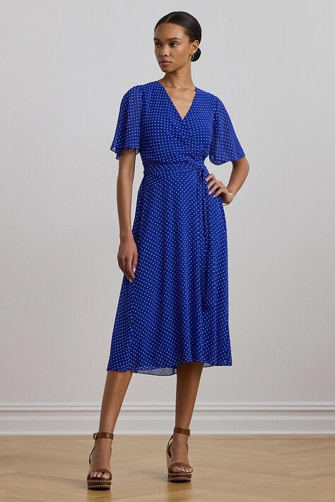 Φόρεμα Lauren Ralph Lauren χρώμα: μπλε, 250957083
