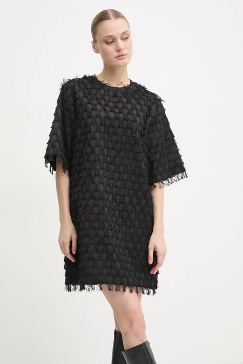 Day Birger et Mikkelsen rochie Nori culoarea negru, mini, dreaptă, DAY65243513