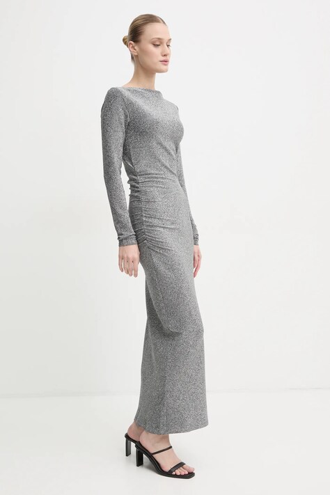 Day Birger et Mikkelsen rochie Halsey culoarea gri, maxi, mulată, DAY65243583