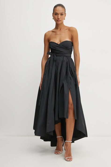 Šaty Pinko černá barva, maxi, 104937 Y3LE