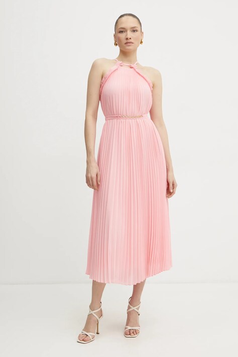 Šaty Twinset růžová barva, maxi, 251TP2332