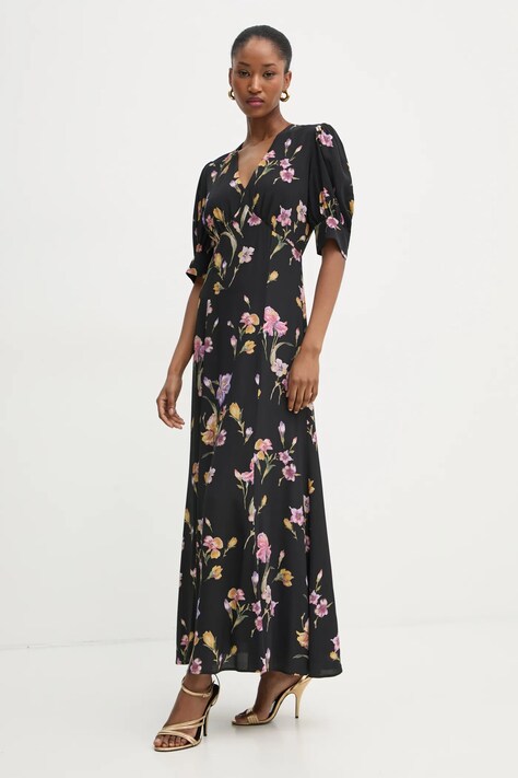 Šaty Twinset černá barva, maxi, 251TP2770