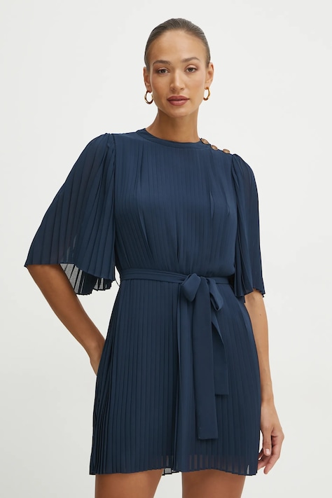 Šaty Twinset tmavomodrá barva, mini, 251TP2051