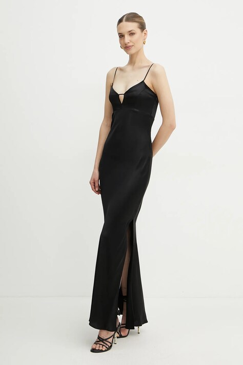 Šaty Twinset černá barva, maxi, 251TP2653