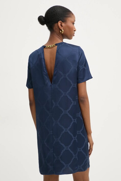 Twinset ruha sötétkék, mini, egyenes, 251TP2015
