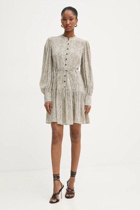 Šaty Twinset béžová barva, mini, 251TP2751