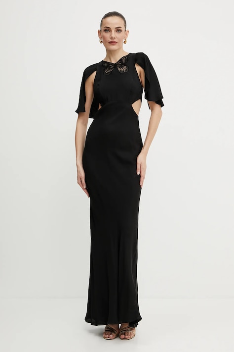 Šaty Twinset černá barva, maxi, 251TS2012