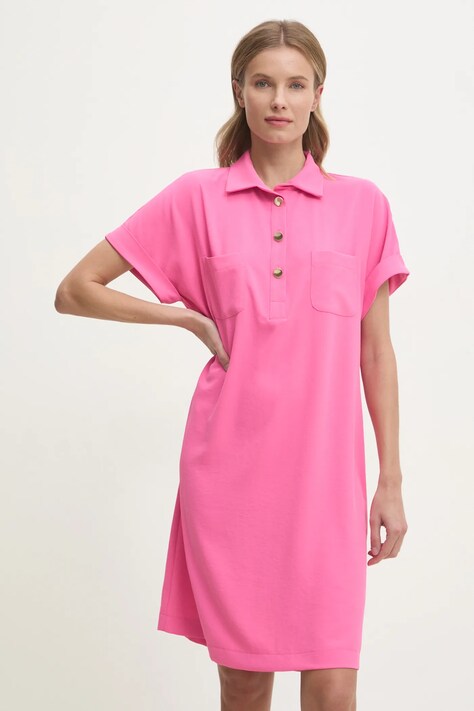 Šaty Joseph Ribkoff růžová barva, mini, oversize, 251272