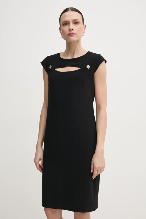Joseph Ribkoff rochie culoarea negru, midi, mulată, 251202