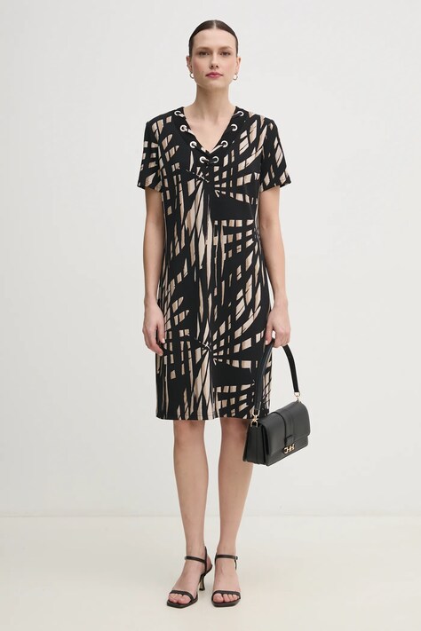 Joseph Ribkoff rochie culoarea negru, mini, dreaptă, 251266