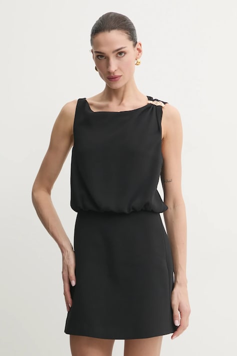 Marella rochie DOCCIA culoarea negru, mini, dreaptă, 2513221043200