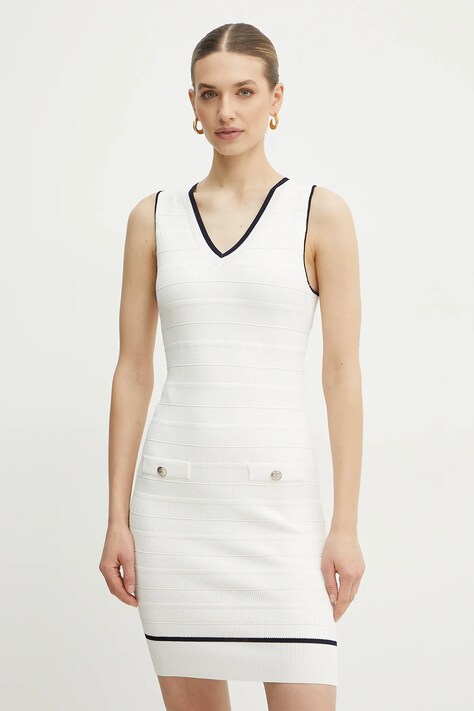 Marciano Guess rochie ADA culoarea bej, mini, mulată, 5RGK99 5640Z