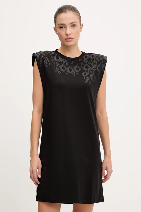 Сукня EA7 Emporio Armani колір чорний mini пряма AF10373.7W000481