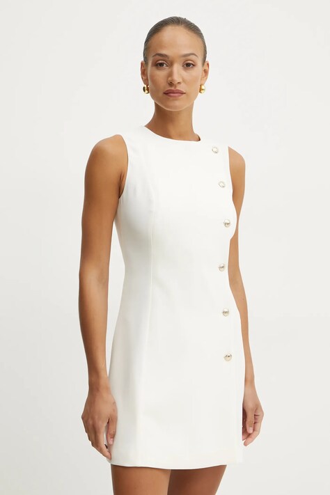 Šaty Marciano Guess BECKY béžová barva, mini, 5RGK09 7115A
