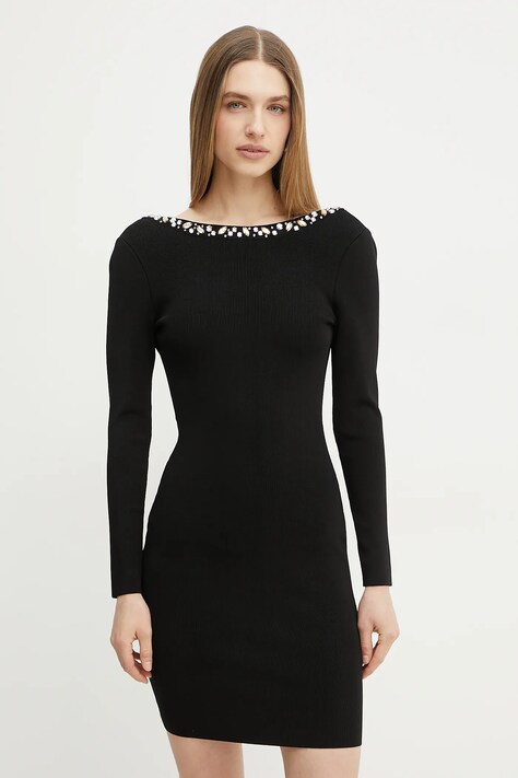 Šaty Marciano Guess LAUREN černá barva, mini, 5RGK79 5036Z