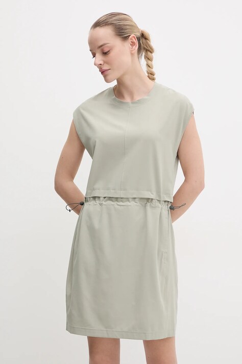 Columbia rochie sport Boundless Beauty culoarea verde, mini, dreaptă, 2118901
