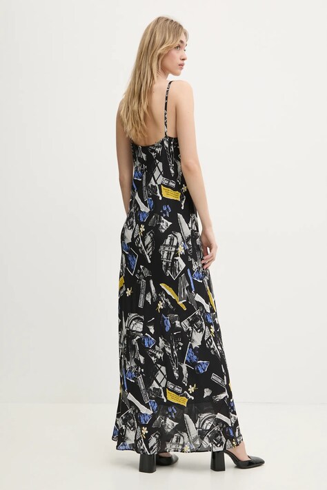 Сукня Moschino Jeans — SS25-SUD0Z1, чорний — фото 3