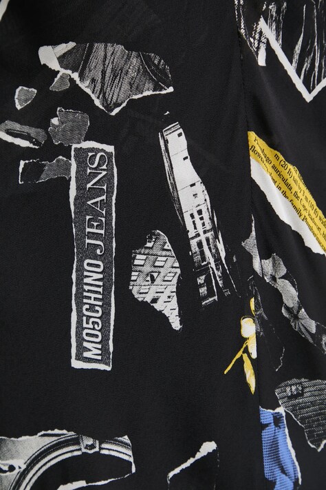 Сукня Moschino Jeans — SS25-SUD0Z1, чорний — фото 6