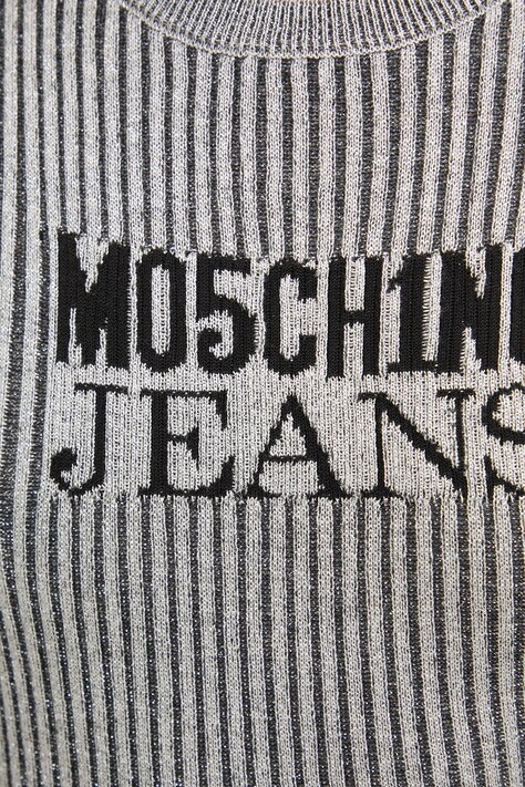 Сукня Moschino Jeans — SS25-SUD0Z9, сірий — фото 6