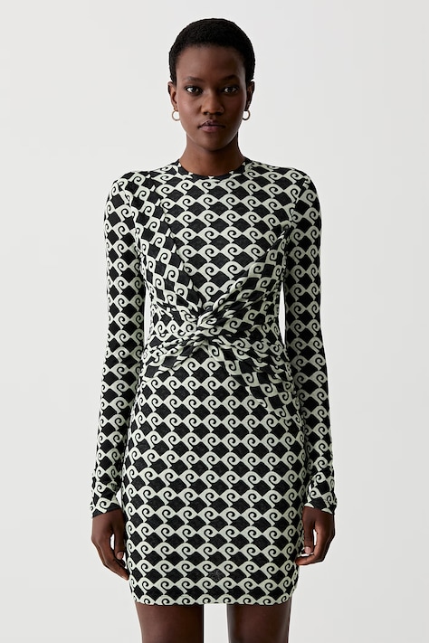 Nanushka rochie HESTIAH culoarea negru, maxi, dreaptă, NW25RSDR16399