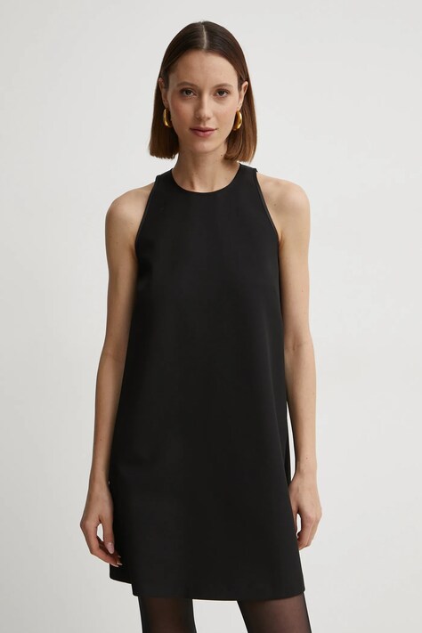MAX&Co. rochie culoarea negru, mini, dreaptă, 2516221041200