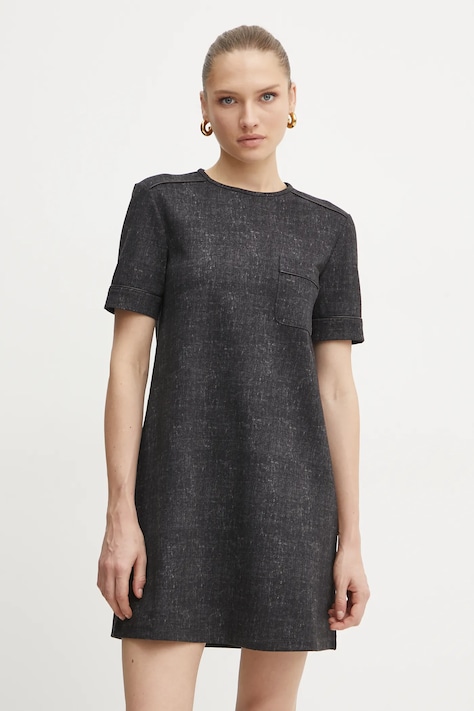 MAX&Co. rochie culoarea gri, mini, evazată, 2516621031200