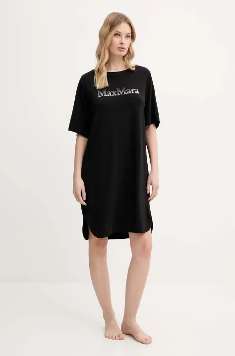 Haljina za plažu Max Mara Beachwear boja: crna, 2516621039600
