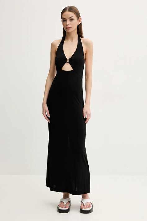 Max Mara Beachwear rochie de plaja culoarea negru, 2516621059600