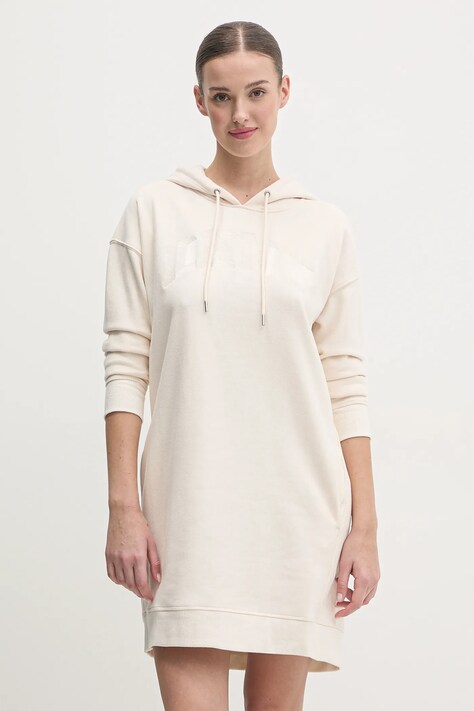 Dkny rochie culoarea bej, mini, oversize, DP5D4885