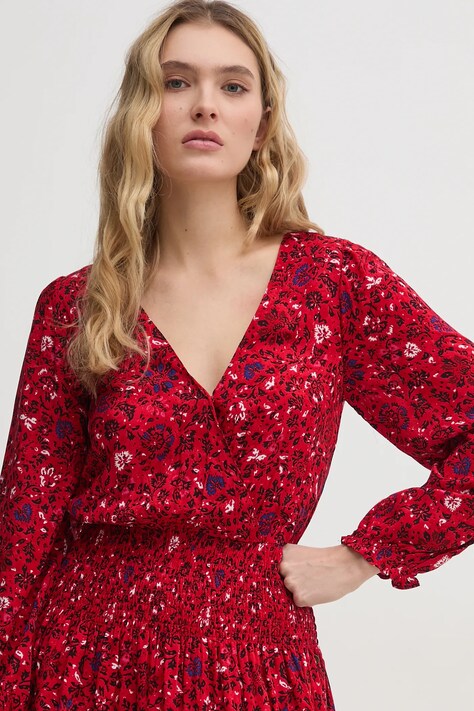 Сукня Pepe Jeans CECILE — SS25-SUD12P, червоний — фото 4