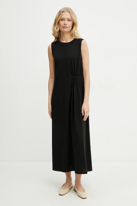 Платье Weekend Max Mara цвет чёрный maxi прямое 2515621032600