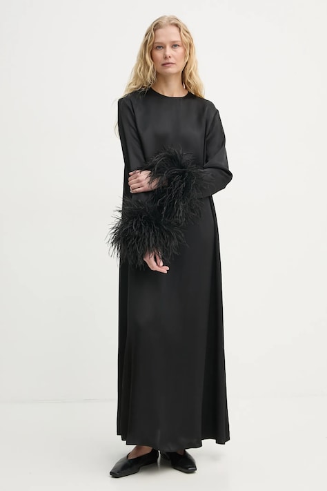 The Sleeper rochie culoarea negru, maxi, dreaptă, FW2302FD